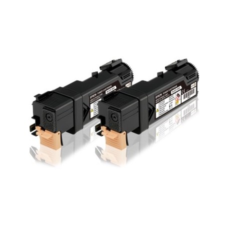 Doble toner epson c13s050631 negro 3k