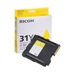 Cartucho gel ricoh 405691 amarillo gc - 31y