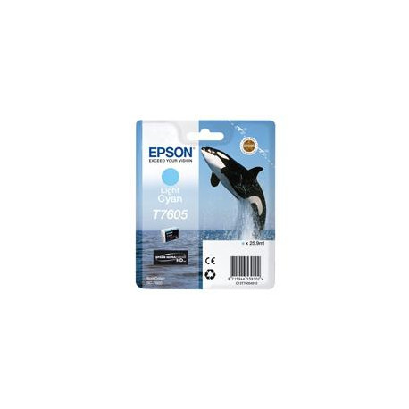 Cartucho tinta epson t760540 cian claro