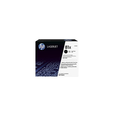 Toner hp cf281x negro nº 81x