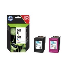 Multipack hp n9j72ae negro y tricolor