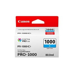 Cartucho tinta canon pfi - 1000 c cian
