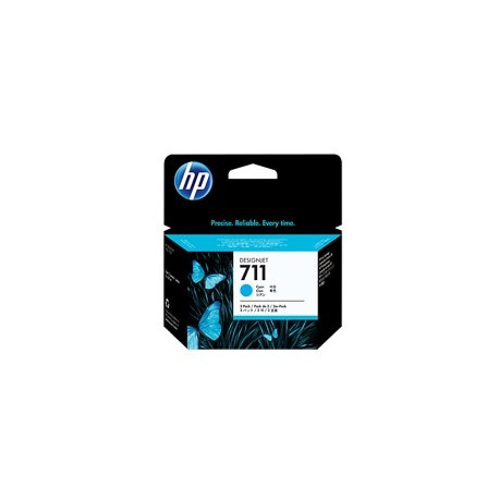 Multipack tinta hp 711 cz134a cian