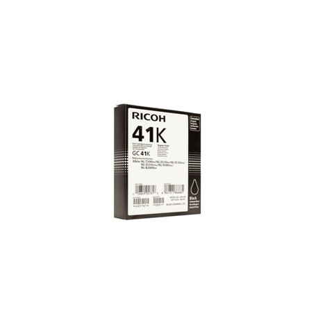 Cartucho gel ricoh gc - 41k negro (2500