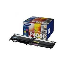 Pack toner samsung clt - p406c cian amarillo