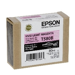 Cartucho tinta epson t580b magenta vivo