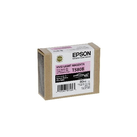 Cartucho tinta epson t580b magenta vivo