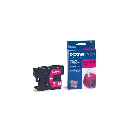 Cartucho tinta brother lc980m magenta 400