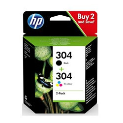 Pack 2 cartucho tinta hp 304