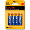 Blister kodak max alcalina 4 pilas
