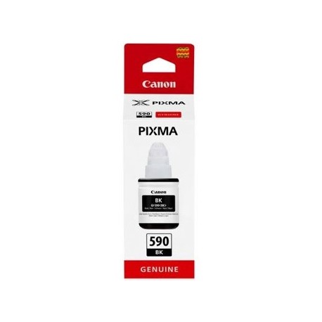 Botella tinta canon gi - 590bk negro 135ml