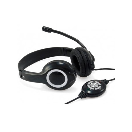 Auricular conceptronic usb + microfono flexible